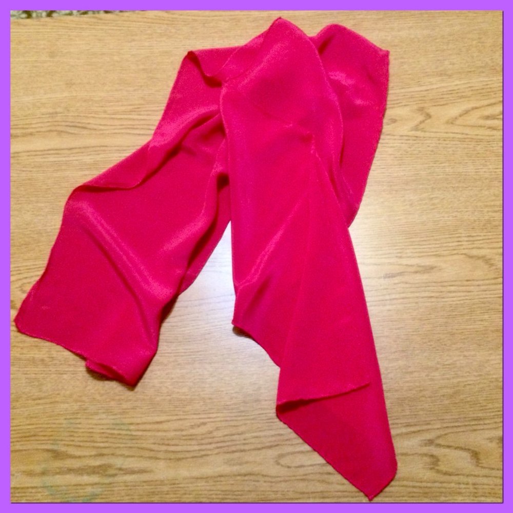 Vtg Jeweltone Scarf_077